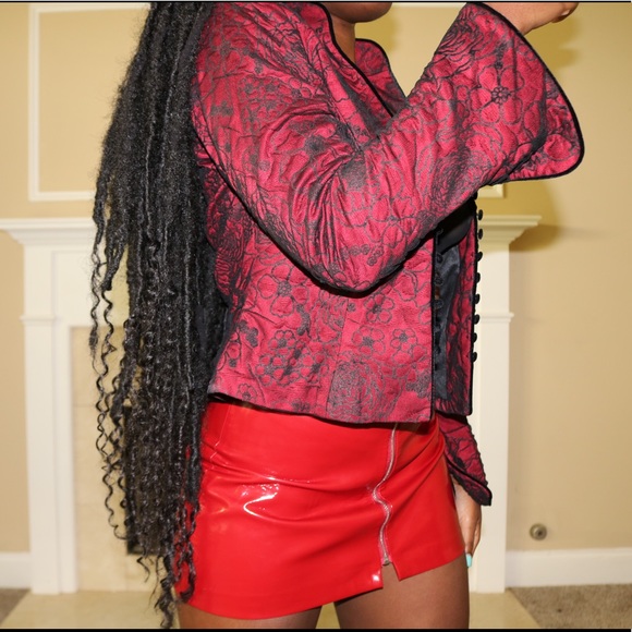 Vintage JS Collection blazer/button up top - Picture 2 of 8